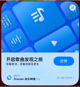 南坤镇苹果14维修站分享iPhone14音乐识别功能使用方法 