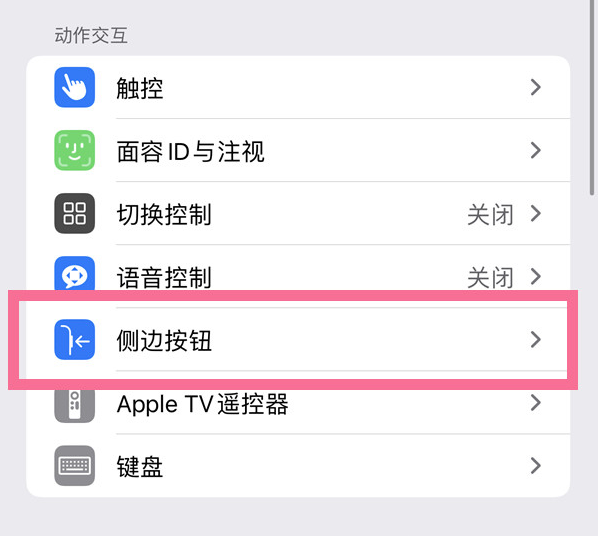 南坤镇苹果14维修店分享iPhone14 Plus侧键双击下载功能关闭方法 