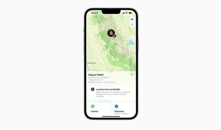 南坤镇苹果14维修分享iPhone14系列中 FindMy功能通过卫星分享位置方法教程 