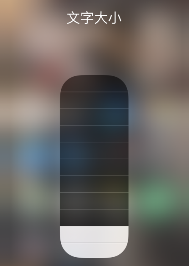南坤镇苹果手机维修分享小技巧：在 iPhone 控制中心快速调节字体大小 