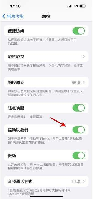 南坤镇苹果手机维修分享iPhone手机如何设置摇一摇删除文字 